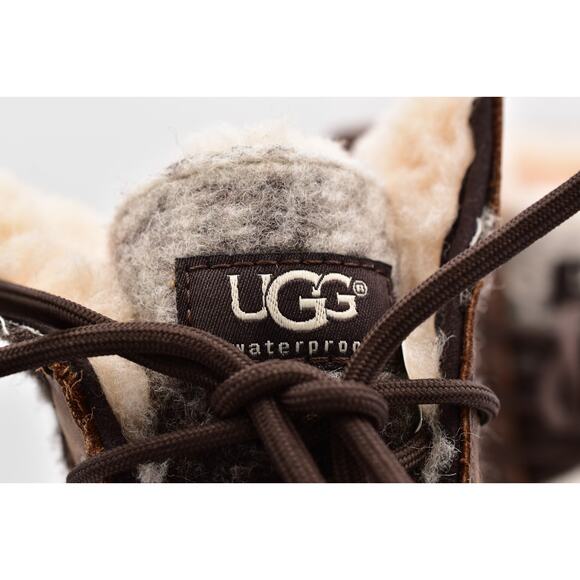 UGG ADIRONDACK WOOL II CHOCOLATE Bella WATERPROOF Boot Wool Ugg Pure US 7 NWOT - Picture 8 of 12